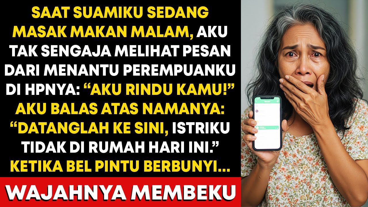 Aku Tak Sengaja Lihat Pesan Menantuku Di Hp Suamiku “Aku Rindu Kamu”—Kubalas Diam-diam “Sini Cepat”