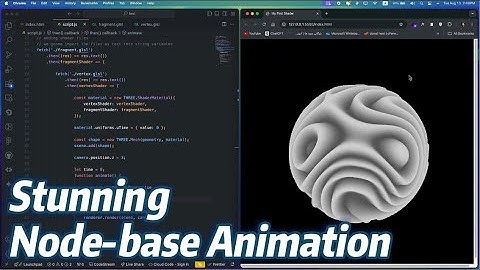 🌟 3D AI Interface Animation with Three.js & Perline Noise | Stunning Sphere Effect Tutorial