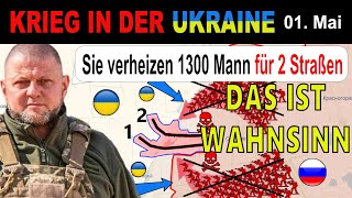 01.MAI: KEINE ÜBERLEBENDEN - Russische Operation geht FÜRCHTERLICH SCHIEF! | Ukraine-Krieg