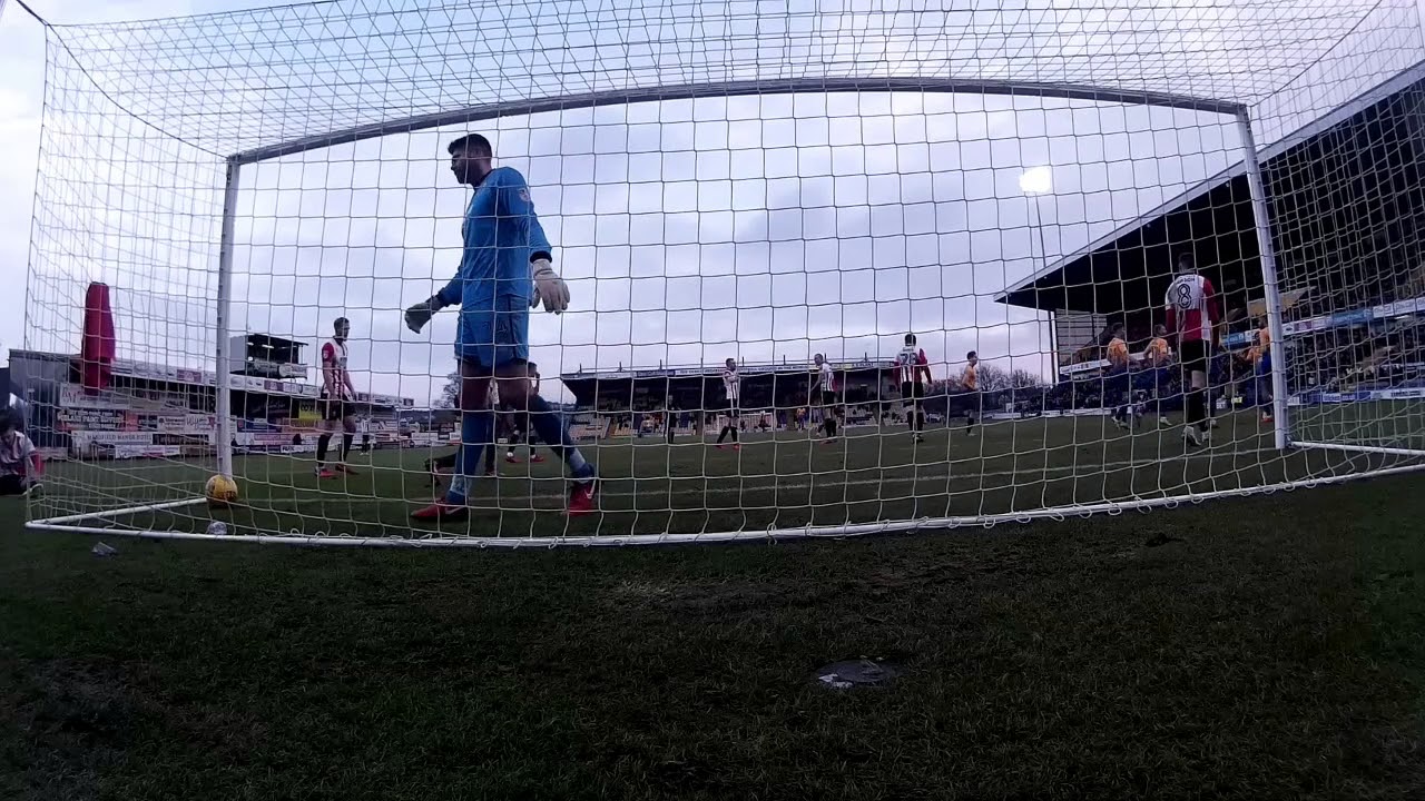 BEHIND THE GOAL: CJ Hamilton scores the first goal against Cheltenham, 20Jan2018 camera iphone 8 plus apk