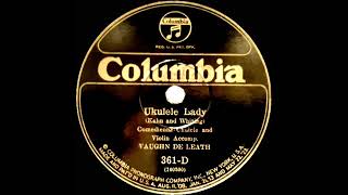 Ukulele Lady | Vaughn De Leath | 1925