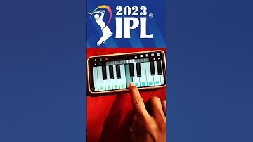 IPL Theme ll IPL Tune Walkband ll Easy Mobile Piano Cover ll #shorts #ipl