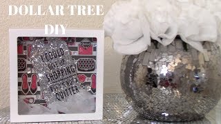 DIY DOLLAR TREE GLAMMED MONEY BOX
