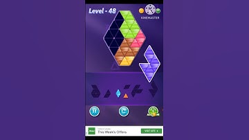 Block triangle puzzle level 48