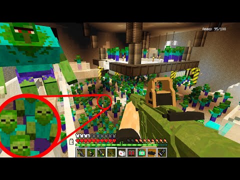 Болезнь Бизона! Сборка! Бонусный день. Зомби Апокалипсис в Майнкрафт