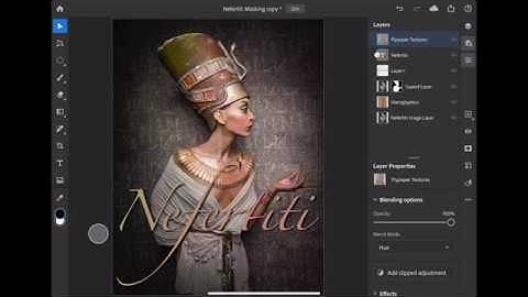 Photoshop for iPad Tips and tricks Part 6 | Add shadows and texture