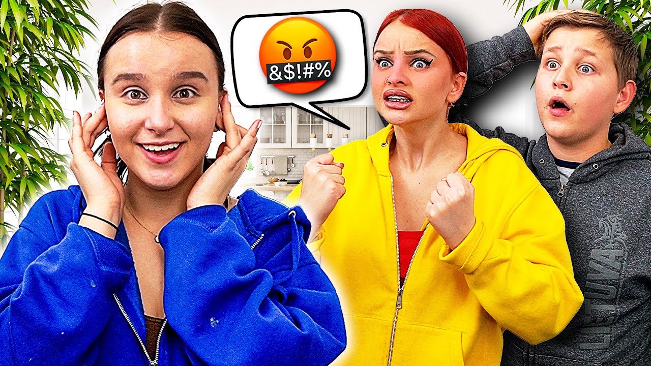 1 Stunde lang meine GESCHWISTER IGNORIEREN ! 🤫⏰ (sie drehen durch) - Celina