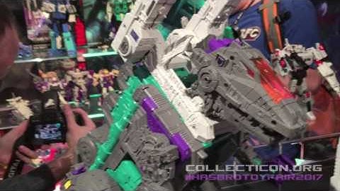 Titans Return Trypticon hands-on demo of features eating titan masters hasbro toyfair 2017