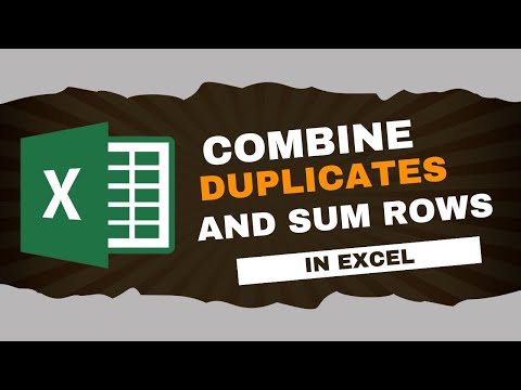 Combine duplicate rows
