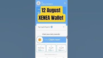 XENEA wallet daily Quiz Today 🔥 Xenea Wallet Daily Quiz 12  August 🔥 Today Xenea wallet voucher code