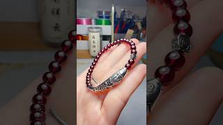 Easy DIY - How to make Vintage Garnet Bracelet? #howto #diy #vintage