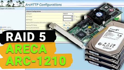 How to Recover Data from a RAID 5 with a Non-Operable Controller Areca ARC 1210