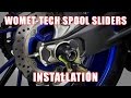 How to install Womet-Tech Spool Sliders on a 2015-2018 Yamaha FZ-07 / MT-07  by TST Industries
