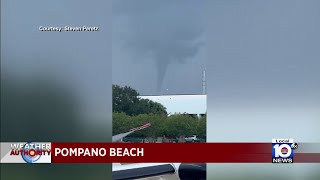 Severe Weather In Broward Funnel Cloud Spins