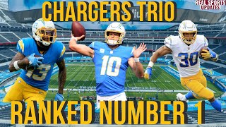 CHARGERS OFFENSIVE TRIO RANKINGS | CHARGERS OFFENSE 2022