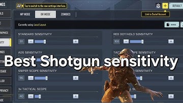 Best shotgun sensitivity cod mobile br 2025 season 4