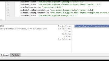 حل خطأ الغرادل gradle  للرسالة Error Cannot fit requested classes in a single dex file