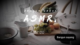 Dibangunin Istri buat Makan Sahur | ASMR Wife Bangunin Sahur Indonesia [whispers][warm][puasa]