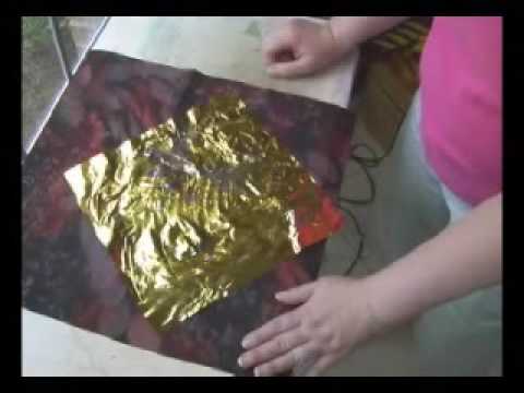 Vikalpah: How to foil on fabrics using decofoil