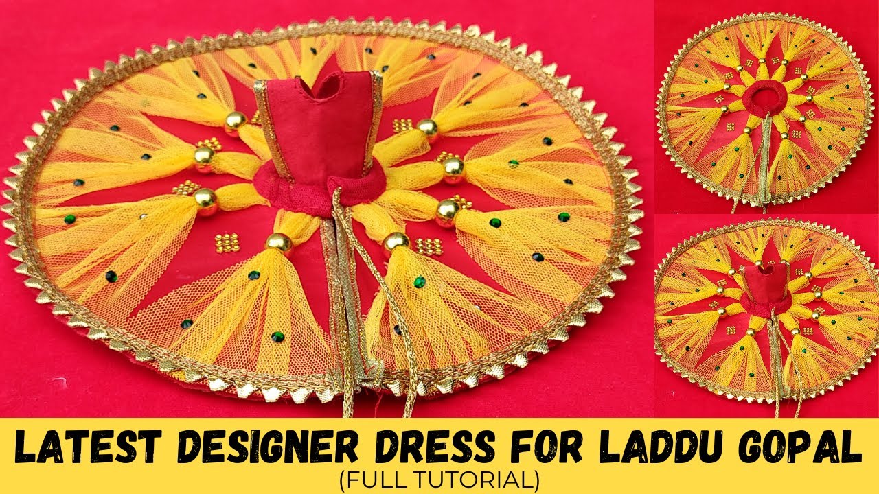 Designer Dress👗 For Kanha Ji/Laddu Gopal || Latest Design Of Kanha Ji Dress/Poshak - Summer Dress🔥