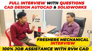 Question Answers of Solidworks Interview | India