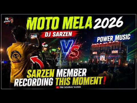 Sarzen Member Recording This Moment | Power Music vs DJ Sarzen 🔥 Moto Mela 2026