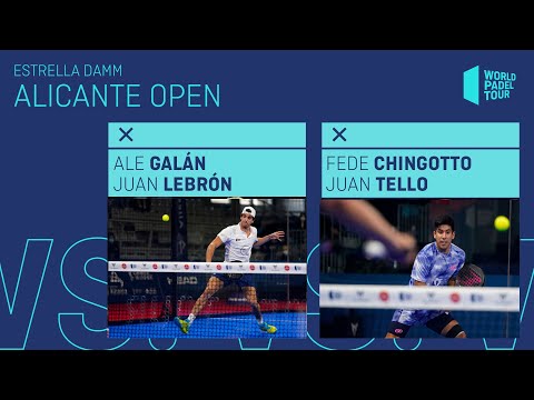 Resumen semifinal Galán/Lebrón Vs Chingotto/Tello Estrella Damm Alicante Open