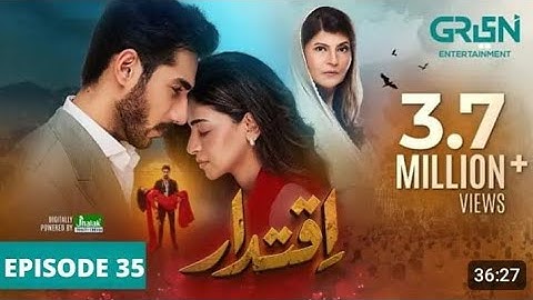 Iqtidar Episode 35 - [Eng CC] Anmol Baloch & Ali Raza - 13rd Jan 2025 - Green TV Drama