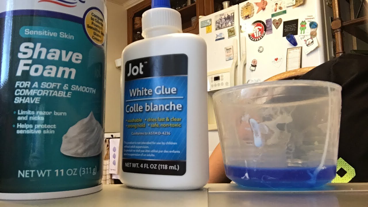 Making Slime With Glue, Laundry Detergent, and Shaving Cream!?!! YouTube