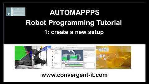 robot programming tutorial chapter 2.0.1  how to create a setup