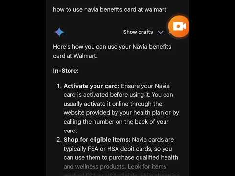 How To Use Navia Benefits Card At Walmart