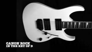 Canon Progression Rock Backing Track in D (without guitar)