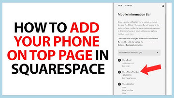 How to Add Your Phone Number to the Top of the Page in Squarespace in 2025