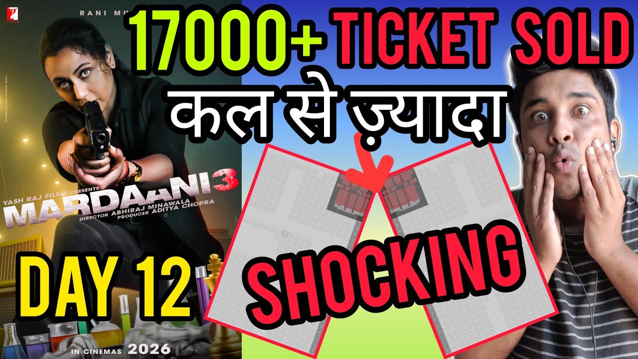 MARDAANI 3 Advance Booking Report DAY 12 | MARDAANI 3 Box Office Collection | MARDAANI 3 Collection