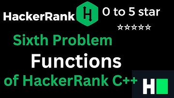 06. Hacker Rank Solution : Functions |Function solution of C++ Problem Hacker Rank #hakerrank #code