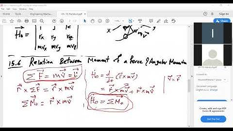 15.5-15.7 (Principle of Angular Impulse and Momentum)