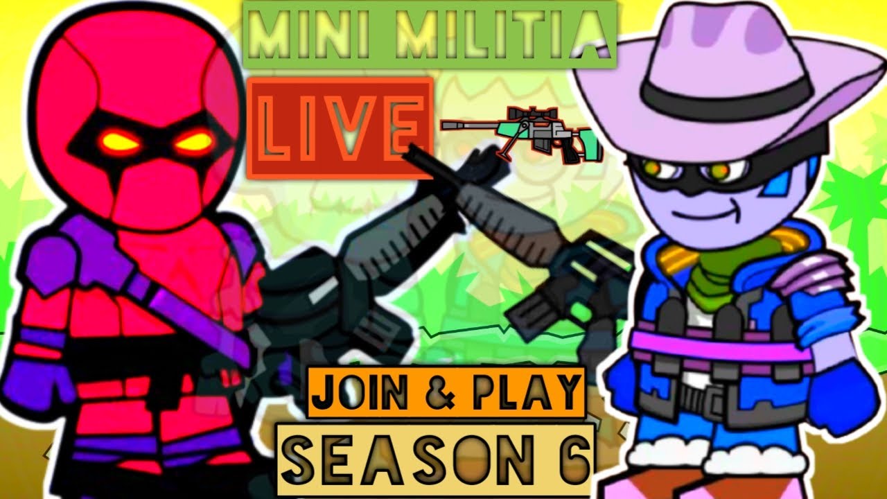 Mini Militia Live Back Again ! Fun & Enjoy with Gaming Villaz ! Road To 1.09k ❤ 2021 ❤