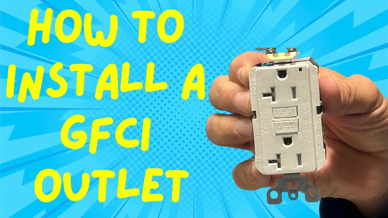 How to Install or Replace a GFCI Outlet StepbyStep Guide YouTube