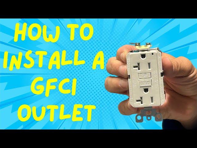 How to Install or Replace a GFCI Outlet | Step-by-Step Guide - YouTube
