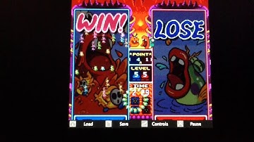 Tetris attack N. 6 Gargantuan Blargg vs Lunge Fish (Animales y criaturas grandes)