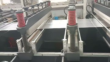 Air bubble envelope bag-making machine production process