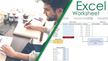 Weekly Working Hours Timesheet Calculator Excel Sheet | Spreadsheet Download