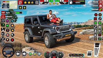 Offroad Jeep driving game 3d || Android Gameplay || jeep 4x4 driving experience