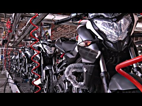 Manufacturing of Bajaj Pulsar ns200 !!Panks Stranger!!