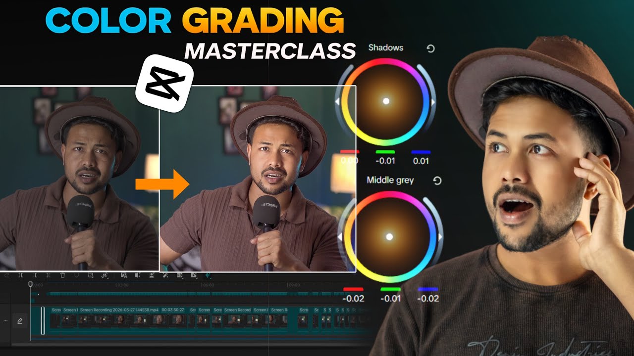 capcut video editing tutorial for beginners 🤯| CapCut Cinematic Color ...