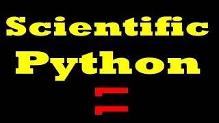 Scientific Python Course in Arabic  (11) Mohamed saad