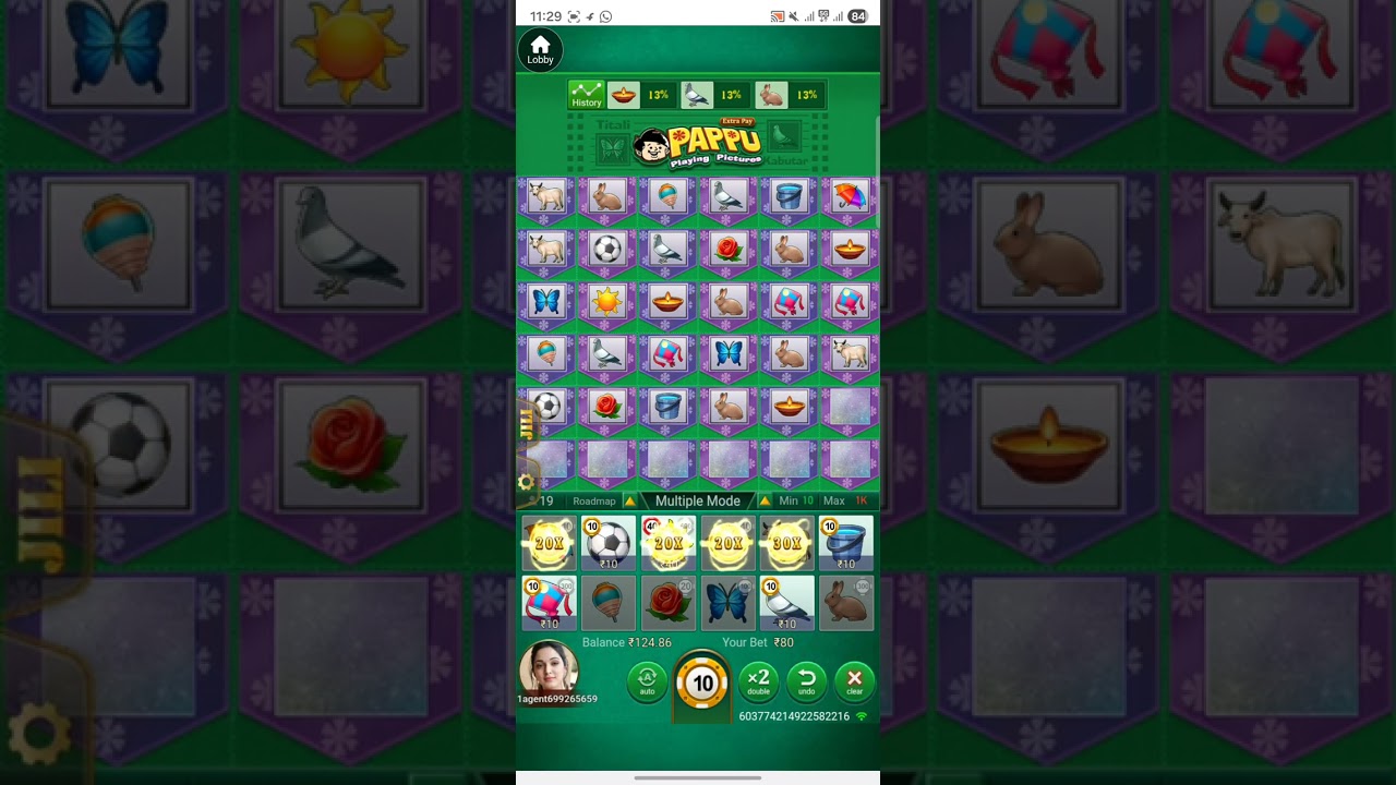 Pappu playing pictures game || pese kese jite pappu game mai || chidiya kabottar winning tricks ||