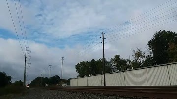 2 Trains at CP Aldene With NS 4000 With a UP 10/28/18
