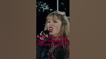 Put a finger down! Ts ed|| new series! #shorts #taylorswift