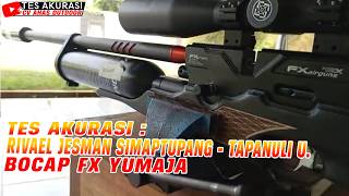 TES AKURASI SENAPAN ANGIN BOCAP FX YUMAJA PESANAN BOS RIVAEL JESMAN SIMAPTUPANG, TAPANULI UTARA